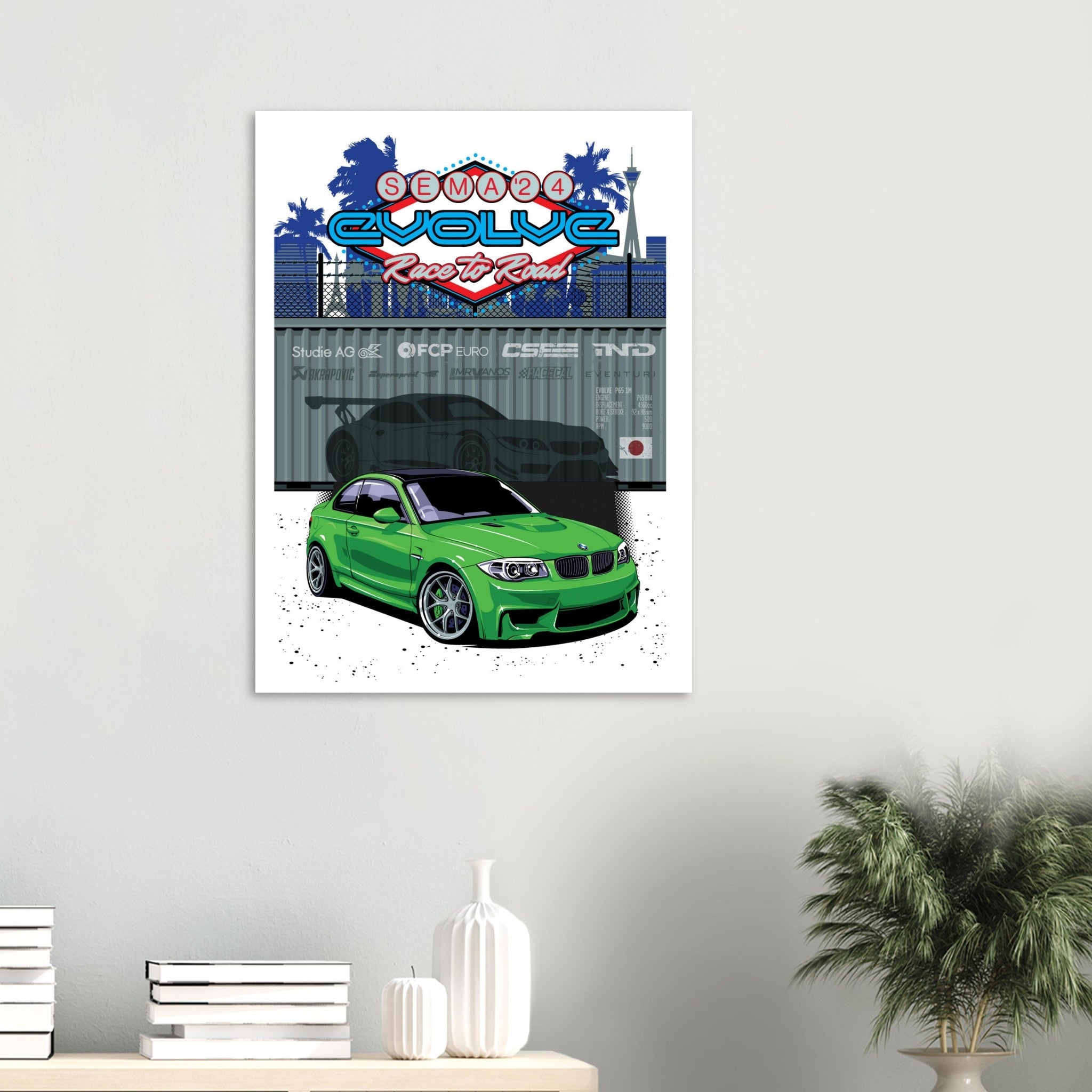 Evolve SEMA Design Matte Paper Poster - Evolve Automotive